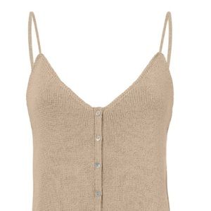 INTERMIX Felicity Button Front Tank Top
